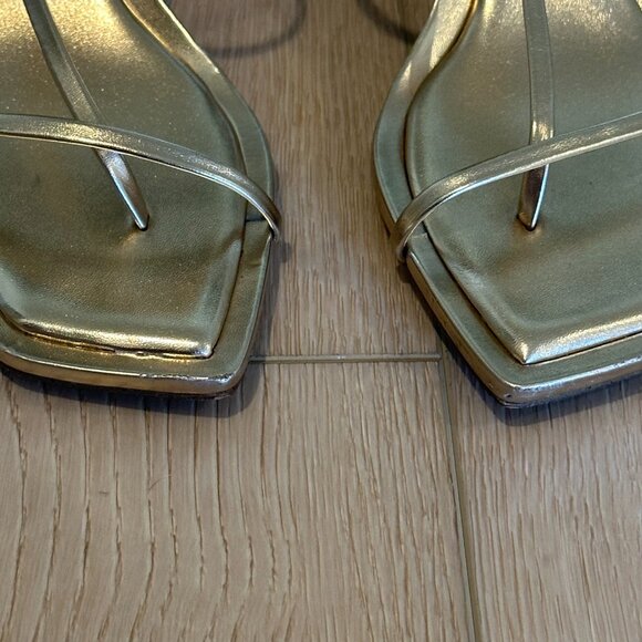 Steve Madden - Gold/Champagne - Locke Heel Sandal - 7.5 - Picture 7 of 9